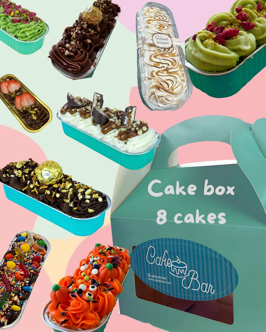 Assorted Cake Box –Box of 8 